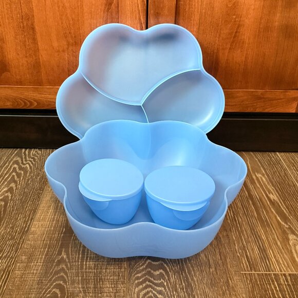 Tupperware Chip ‘n Dip Serving Set - Picture 1 of 16